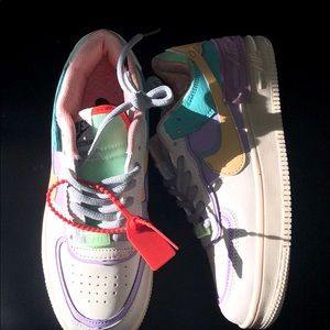 Nike Air Force 1s shadow pale ivory 🦋